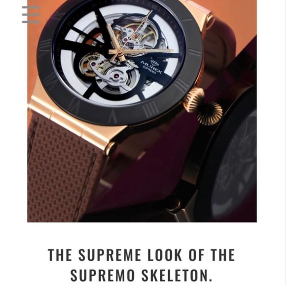 Murex Swiss Skeleton Mens Watch